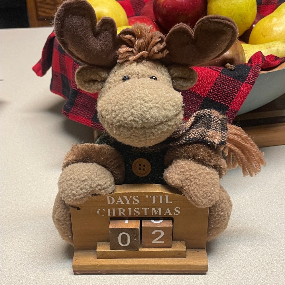 Festive Moose Countdown Calendar